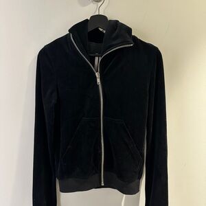 Rick Owens Black Zip-Up Women's Jacket